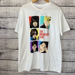 NWT The Breakfast Club Movie 80s Retro T Shirt Size XL